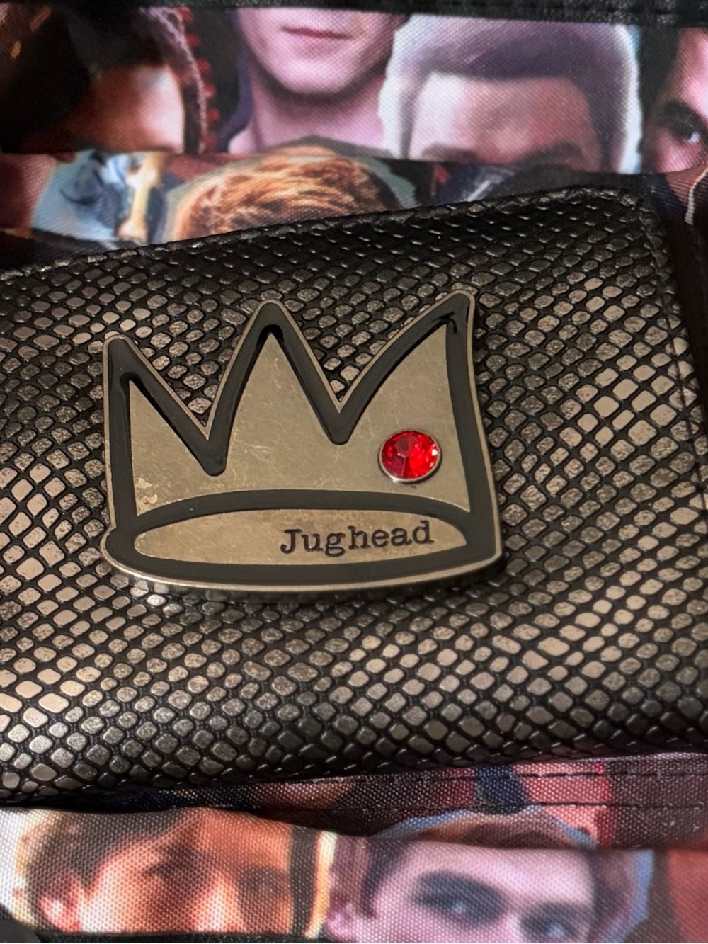 Jughead Crown wallet - Black, metallic, Red